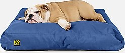 K9 Ballistics Tough Ripstop Rectangle Pillow Dog Bed, Blue Quartz, Medium