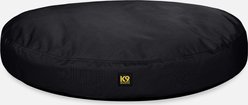 K9 Ballistics Tough Ripstop Round Pillow Dog Bed, Obsidian Black, Small slide 2 of 6