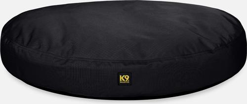 Show full view: K9 Ballistics Tough Ripstop Round Pillow Dog Bed, Obsidian Black, Large slide 2 of 8