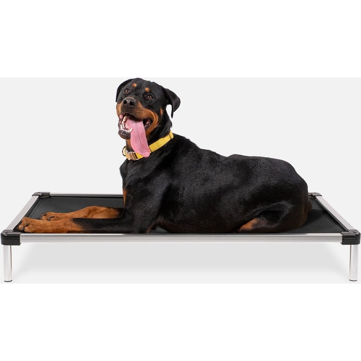 K9 Ballistics Chew Proof Armored Ripstop Elevated Dog Bed, Obsidian Black, X-Large