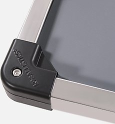 K9 Ballistics Chew Proof Armored Vinyl Elevated Dog Bed, Gray Vinyl, Small slide 2 of 7