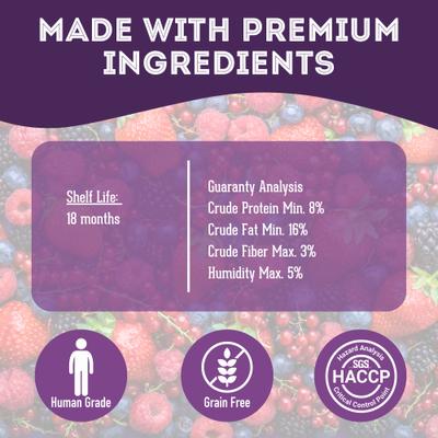 Show full view: The Granville Island Pet Treatery Indomitable Patagonia Grain-Free Creamy Cremes Peanut Crunchy Dog Treats, 4.2-oz box slide 7 of 8