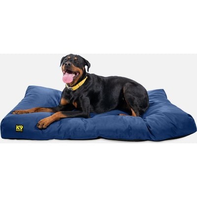 K9 Ballistics K9 Ballistics Tough Ripstop Rectangle Pillow Dog Bed, Blue Quartz, X-Large