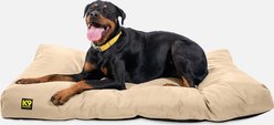 K9 Ballistics Tough Ripstop Rectangle Pillow Dog Bed, Sandstone, X-Large