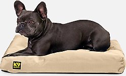 K9 Ballistics Tough Ripstop Rectangle Pillow Dog Bed, Sandstone, Small