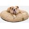 Show in main carousel: K9 Ballistics Tough Ripstop Round Pillow Dog Bed, Tan, Medium slide 1 of 8