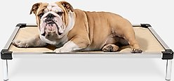 K9 Ballistics Chew Proof Armored Ripstop Elevated Dog Bed, Sandstone, Small