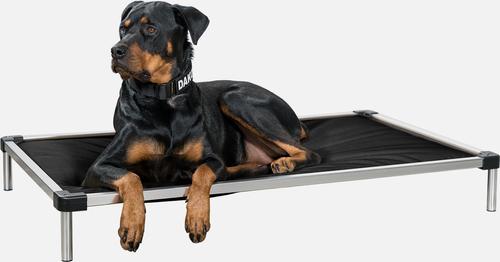 Show full view: K9 Ballistics Chew Proof Armored Padded Elevated Dog Bed, Obsidian Black, Small slide 4 of 11