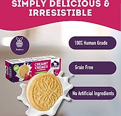 The Granville Island Pet Treatery Indomitable Patagonia Grain-Free Creamy Cremes Rasberry Crunchy Dog Treats, 4.2-oz box slide 2 of 7