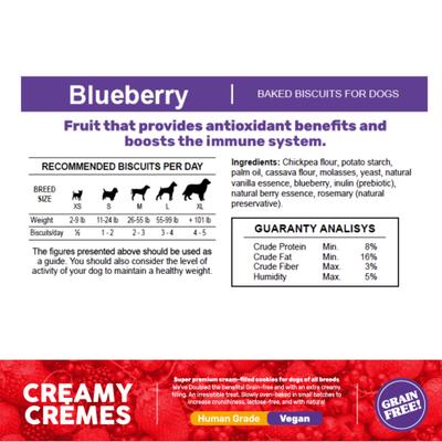 Show full view: The Granville Island Pet Treatery Indomitable Patagonia Grain-Free Creamy Cremes Blueberry Crunchy Dog Treats, 4.2-oz box slide 7 of 8