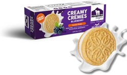 The Granville Island Pet Treatery Indomitable Patagonia Grain-Free Creamy Cremes Blueberry Crunchy Dog Treats, 4.2-oz box