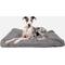 Show in main carousel: K9 Ballistics Tough Ripstop Rectangle Pillow Dog Bed, Light Gray Velvet, XX-Large slide 1 of 7