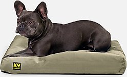 K9 Ballistics Tough Ripstop Rectangle Pillow Dog Bed, Sage Green, Small