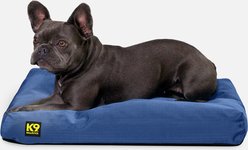 K9 Ballistics Tough Ripstop Rectangle Pillow Dog Bed, Blue Quartz, Small