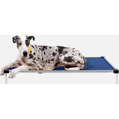 K9 Ballistics K9 Ballistics Chew Proof Armored Ripstop Elevated Dog Bed, Blue Quartz, XX-Large