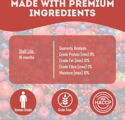 Show full view: The Granville Island Pet Treatery Indomitable Patagonia Grain-Free Beef Crunchy Dog Treats, 16.2-oz box slide 7 of 9