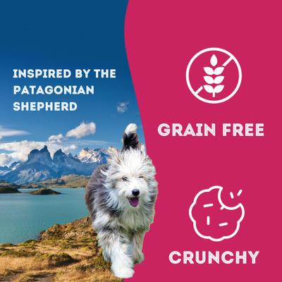 Show full view: The Granville Island Pet Treatery Indomitable Patagonia Grain-Free Creamy Cremes Rasberry Crunchy Dog Treats, 4.2-oz box slide 5 of 8