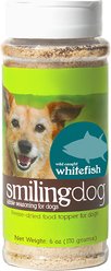 Herbsmith Smiling Dog Kibble Seasoning Wild-Caught Whitefish Dog Food Topper, 6-oz jar