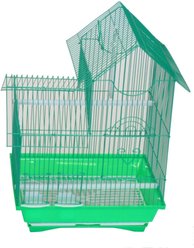 YML Villa Top Parakeet Cage, Medium, Green