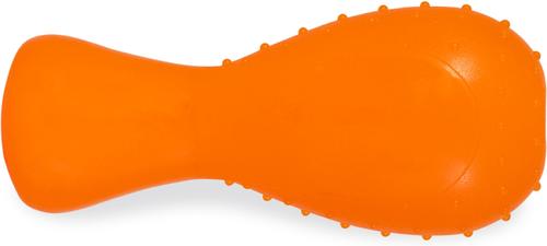 Show full view: Hyper Pet Hyper-Bonz Rubber Crunch Drumstick Dog Chew Toy, Yellow, Turkey Scent slide 2 of 6