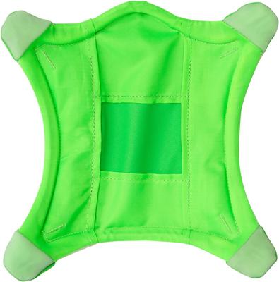 Show full view: Chuckit! Max Glow Flying Squirrel Dog Toy, Green, Medium slide 3 of 7