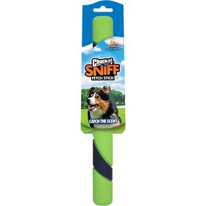 Chuckit! Sniff Fetch Stick Dog Toy, Green, Peanut Butter Scent