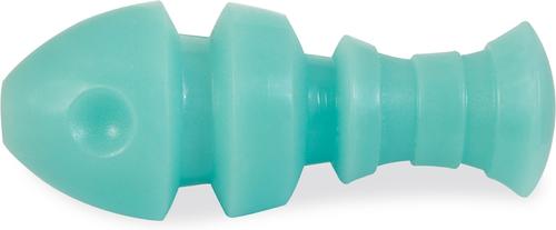 Show full view: Hyper Pet Hyper-Bonz Rubber Glow Treat Dog Chew Toy, Blue, Salmon Scent slide 2 of 6
