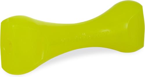 Show full view: Hyper Pet Hyper-Bonz Rubber Crunch Dog Chew Toy, Yellow, Beef Scent slide 2 of 6