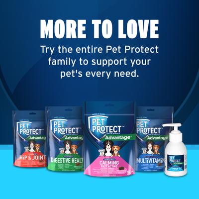 Show full view: Pet Protect Fast Acting Calming Supplement for Dogs, 60 count slide 9 of 12