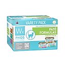 Weruva Wx Phos Focused Pate Variety Pack Grain-Free Wet Cat Food, 5.5-oz can, 12 count