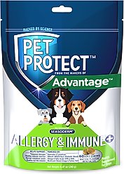 Advantus Flea Oral Treatment for Dogs, 4-22 lbs, 7 count + Pet Protect Allergy & Immune+ Supplement, 60 count slide 2 of 9