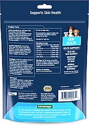 K9 Advantix II Flea & Tick Spot Treatment for Dogs, over 55-lbs, 2 Doses + Pet Protect Skin Health Supplement, 60 count slide 2 of 9