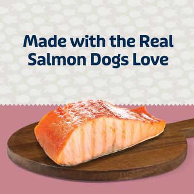 Show full view: Blue Buffalo Blue Bits Plus Salmon Flavor Skin, Coat & Immune Support Soft & Chewy Dog Treats, 3.5-oz bag slide 4 of 10