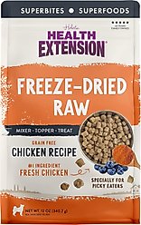 Health Extension Chicken Recipe Freeze-Dried Raw Dog Food, 12-oz bag