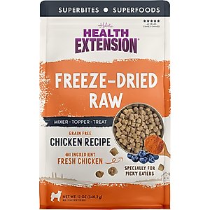 Health Extension Chicken Recipe Freeze-Dried Raw Dog Food, 12-oz bag