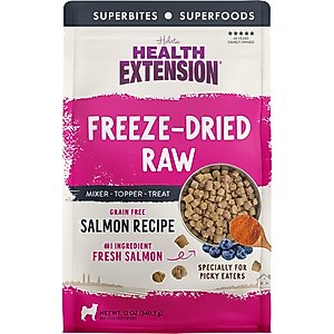 Health Extension Salmon Recipe Freeze-Dried Raw Dog Food, 12-oz bag