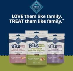 Blue Buffalo Blue Bits Plus Chicken & Pumpkin Flavor Digestion & Immune Support Soft & Chewy Dog Treats, 9.5-oz bag slide 2 of 8