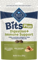Blue Buffalo Blue Bits Plus Chicken & Pumpkin Flavor Digestion & Immune Support Soft & Chewy Dog Treats, 9.5-oz bag