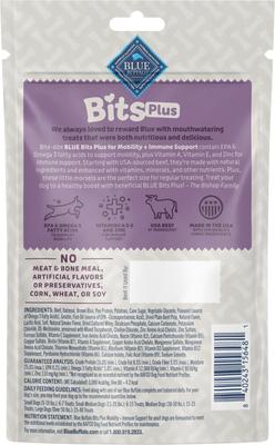 Blue Buffalo Blue Bits Plus Beef Flavor Mobility & Immune Support Soft & Chewy Dog Treats