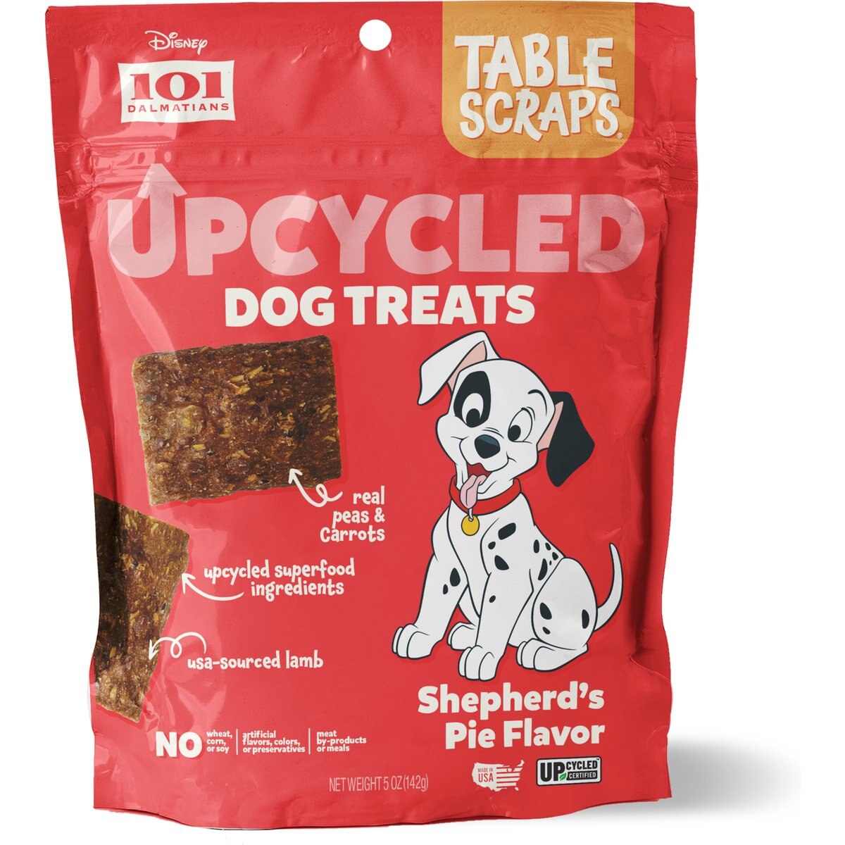 Disney Table Scraps 101 Dalmatians Shepherds Pie Flavor Jerky Dog Treats, 5-oz bag