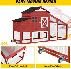Aivituvin AIR32-R Wooden Chicken Coop, 2 to 3 Chicken Capacity slide 2 of 7