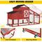 Show in main carousel: Aivituvin AIR32-R Wooden Chicken Coop, 2 to 3 Chicken Capacity slide 2 of 9
