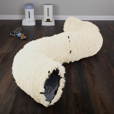 Show full view: Pet Adobe 36-in Cat Tunnel Bed, Cream slide 4 of 8