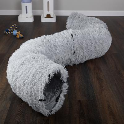 Show full view: Pet Adobe 36-in Cat Tunnel Bed, Gray slide 3 of 7