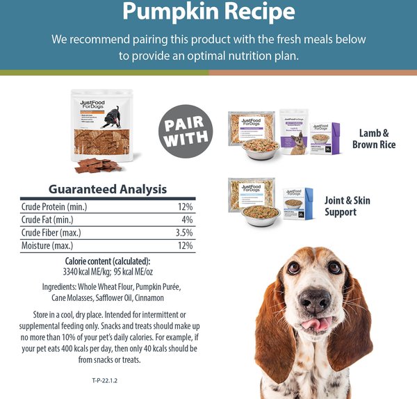 Chippin Superfood Gut Health Peanut Butter Cricket Pumpkin Crunchy Dog Treats, 5-oz bag
