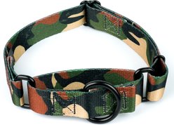 Country Brook Petz Woodland Camo HD Martingale Dog Collar, Green, Small slide 1 of 5