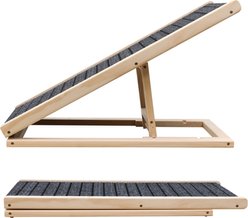 Cesicia Foldable Wooden Dog & Cat Ramp, Yellow, Medium slide 1 of 7