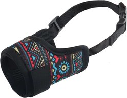 Labra Dog Soft Training Muzzle, Black Multicolor, Small slide 1 of 4