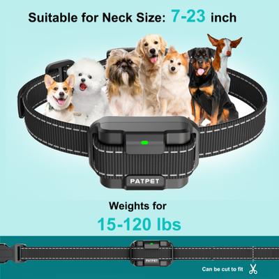 Show full view: PATPET Waterproof Stubborn Dog Remote Training Collar slide 7 of 9