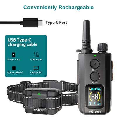 Show full view: PATPET Waterproof Stubborn Dog Remote Training Collar slide 6 of 9